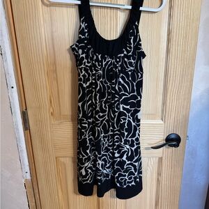 INC International Concepts Black and White Dress
